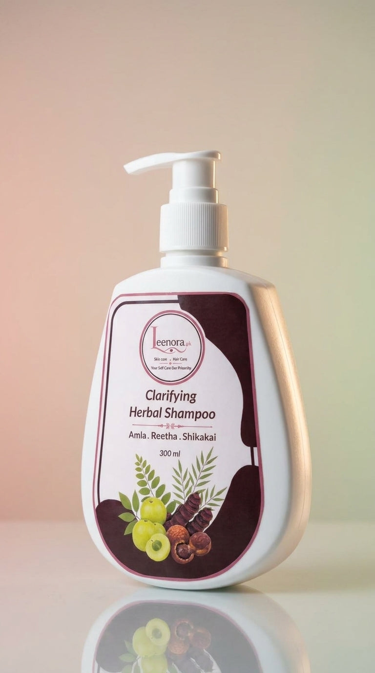 Leenora Clarifying Herbal Shampoo – Amla, Reetha & Shikakai
