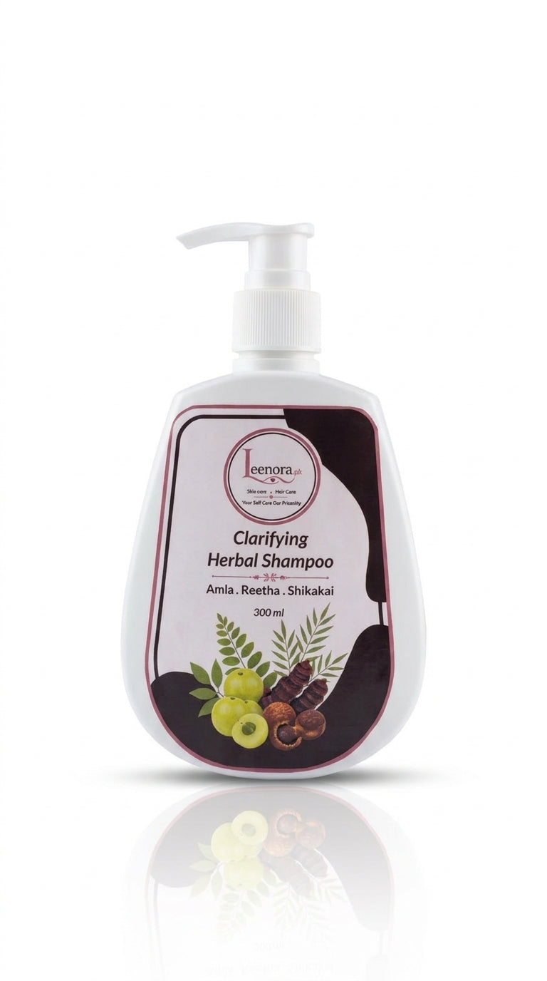 Leenora Clarifying Herbal Shampoo – Amla, Reetha & Shikakai